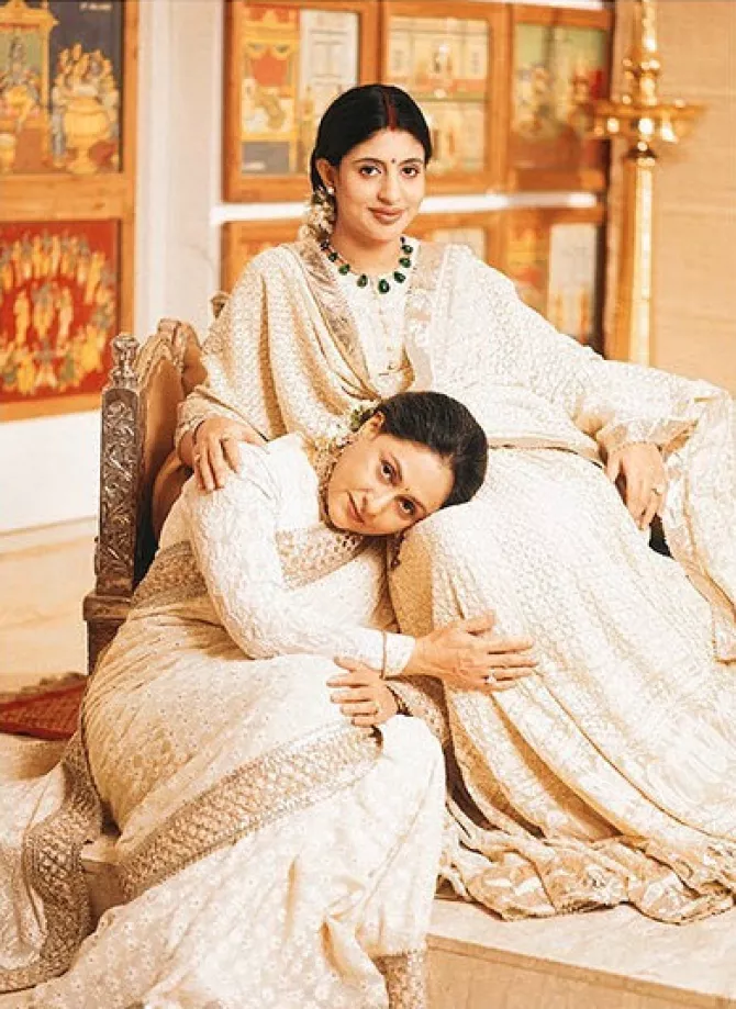 Jaya Bachchan and Shweta Bachchan Nanda