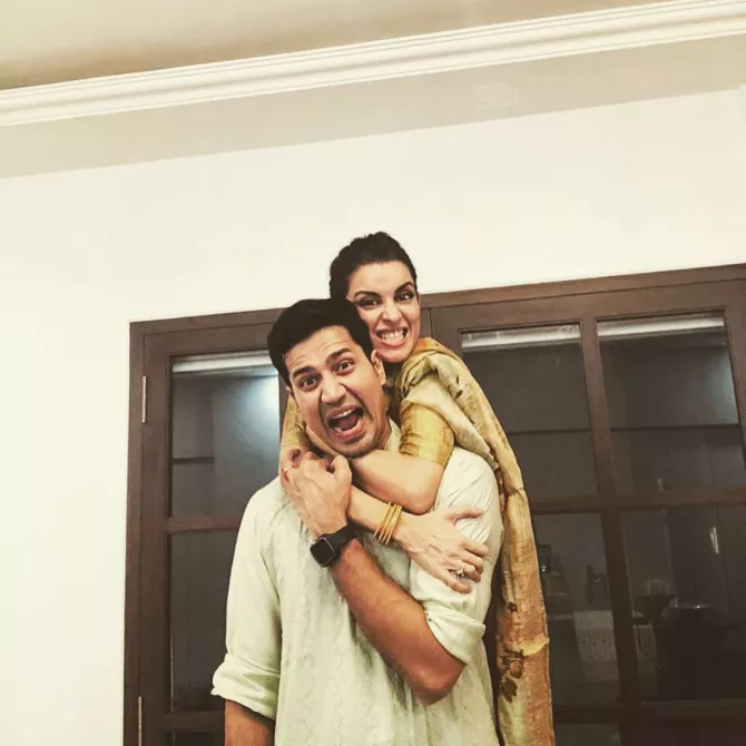 Ekta Kaul and Sumeet Vyas
