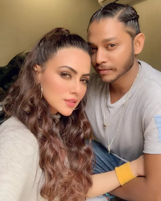 Sana Khaan and Melvin Louis