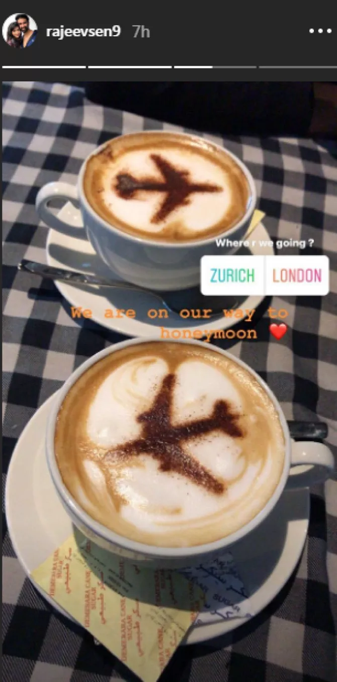 Charu and Rajeev have headed off for their honeymoon