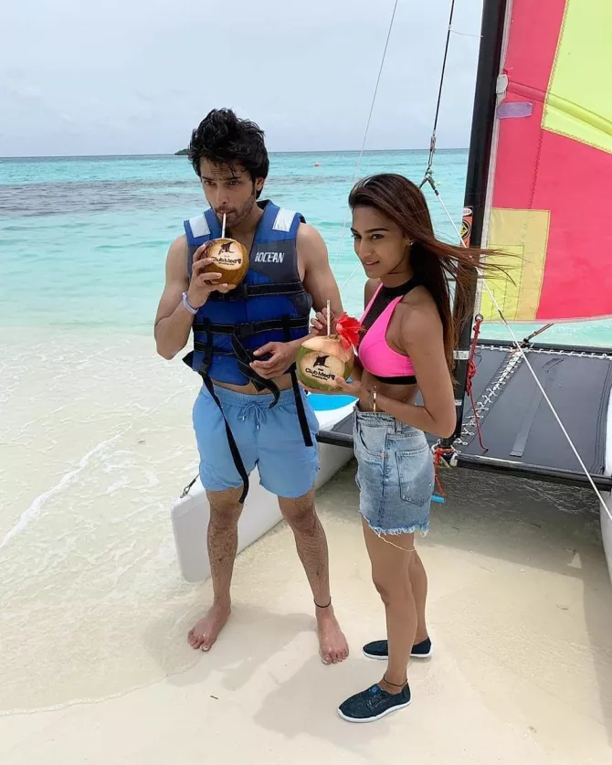 Erica Jennifer Fernandes and Parth Samthaan