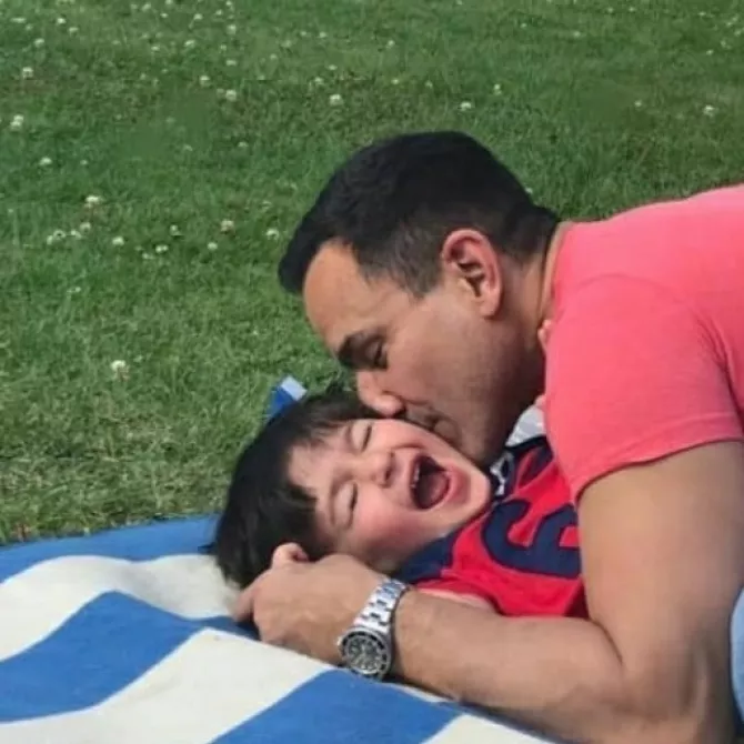 Saif Ali Khan and Taimur Ali Khan