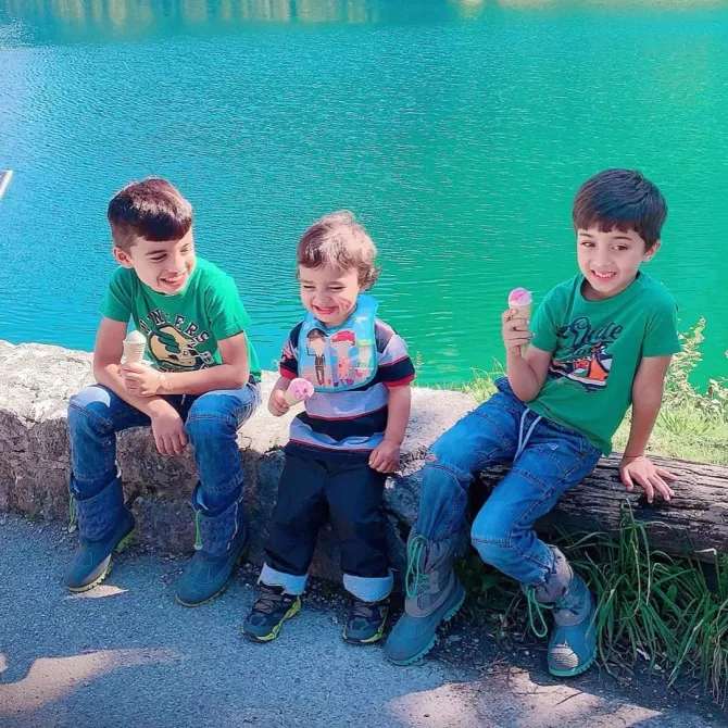 Viraaj Jaitly Haag, Winston Jaitly Haag and Arthur Jaitly Haag