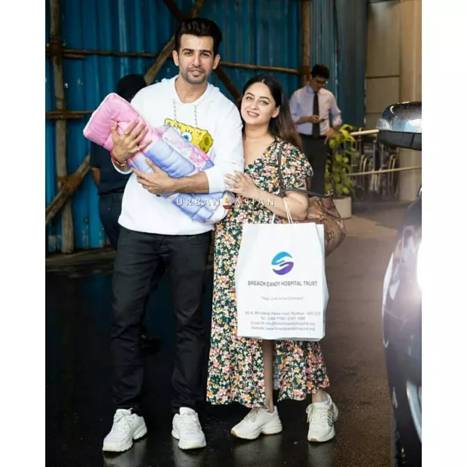 Mahhi Vij, Jay Bhanushali and Tara Jay Bhanushali