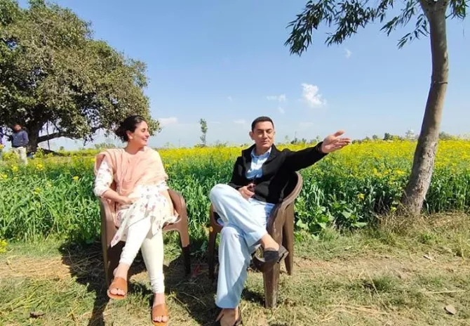Kareena Kapoor Khan and Aamir Khan