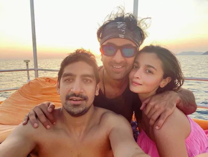 Ayan Mukerji, Ranbir Kapoor and Alia Bhatt