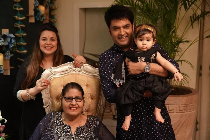 Kapil Sharma, Ginni Chatrath and Anayra Sharma