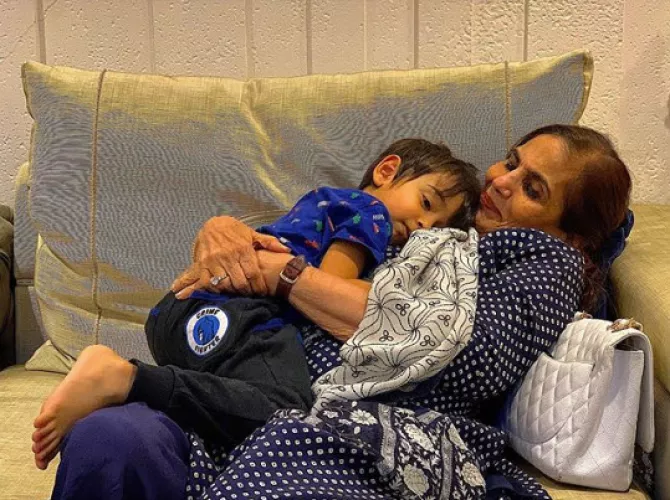 Salma Khan and Ahil Sharma