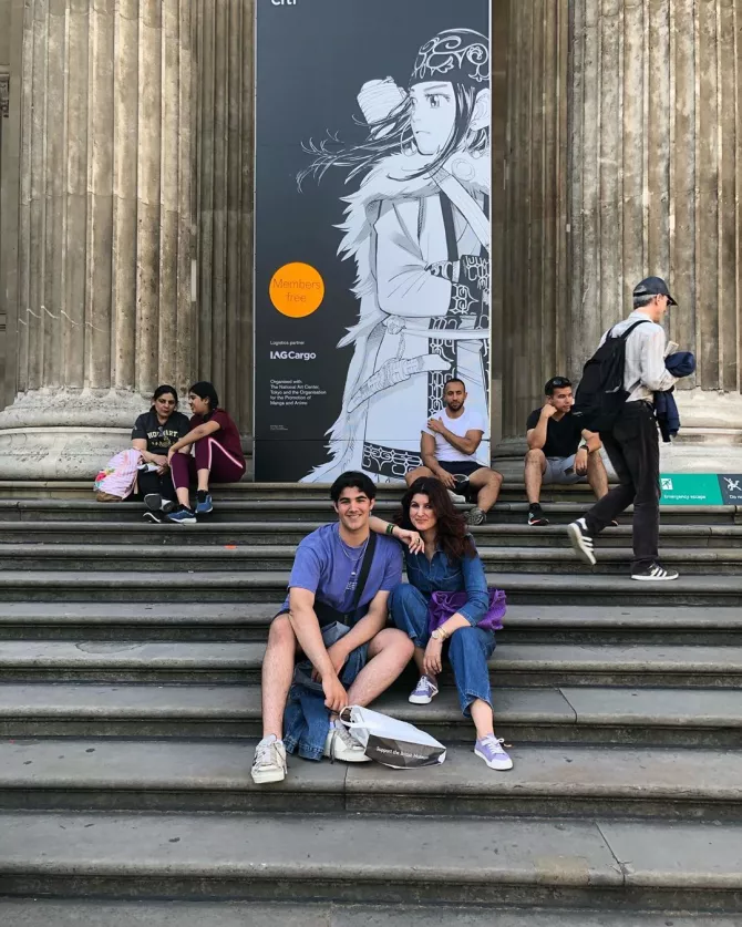Twinkle Khanna and Aarav Kumar