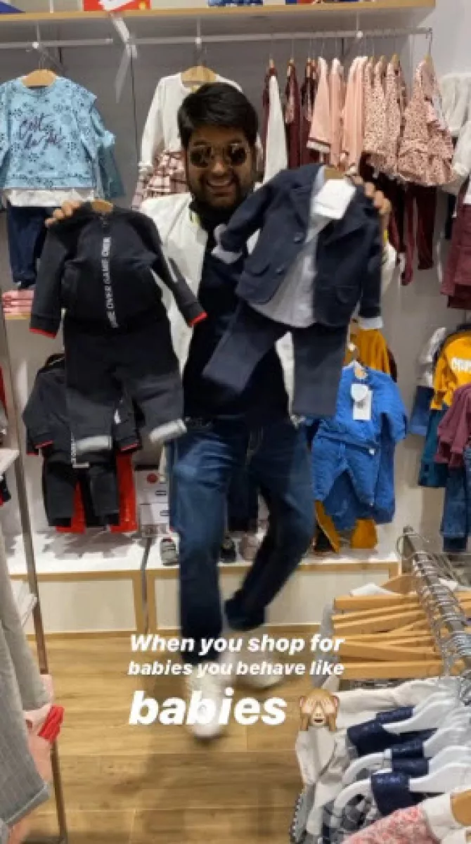 Kapil sharma shopping for anayra sharma