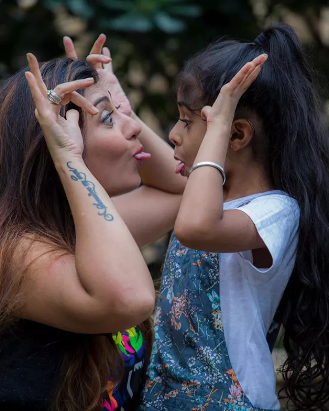 Juhi Parmar and Samairra