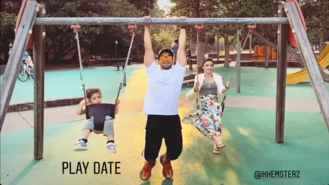 Soha Ali Khan, Kunal Kemmu and Inaaya Naumi Kemmu