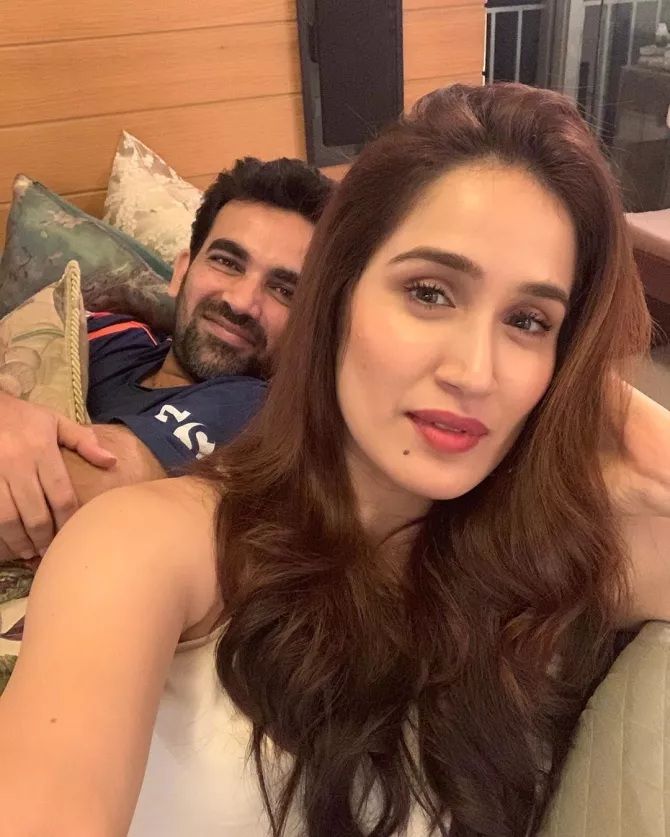 Zaheer Khan and Sagarika Ghatge