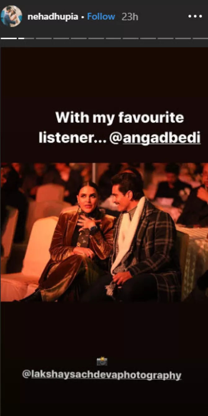 neha dhupia and angad bedi