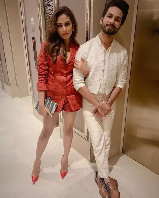 Mira Rajput Kapoor and Shahid Kapoor