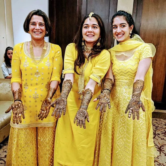 Radhika Merchant and Anjali Merchant