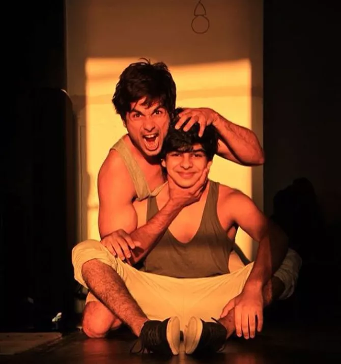 Shahid Kapoor and Ishaan Khatter