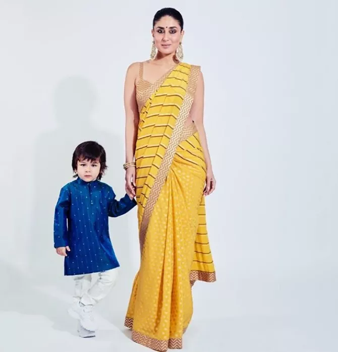 Kareena Kapoor Khan and Taimur Ali Khan