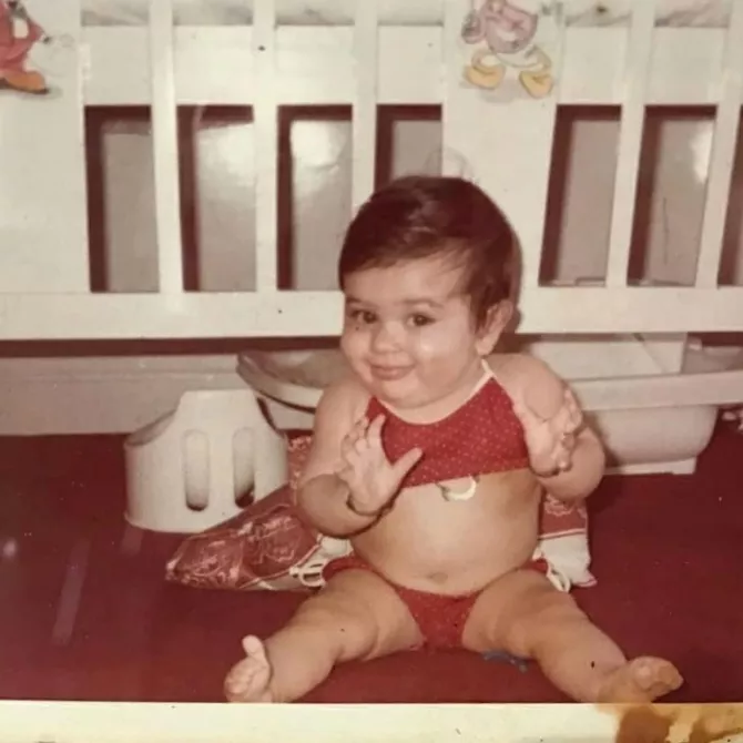 Kareena Kapoor Khan childhood picture