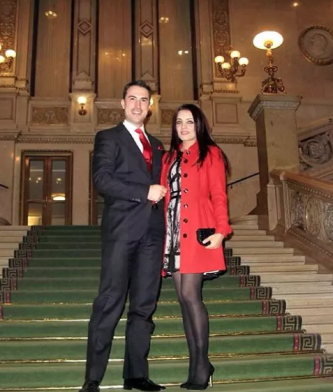 Celina Jaitly and Peter Haag