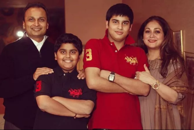 Tina Ambani and Anil Ambani