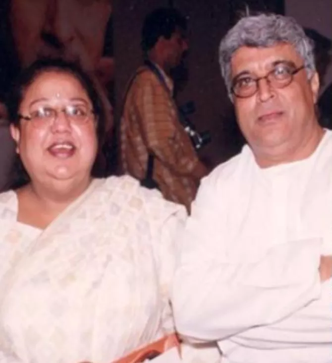 Javed Akhtar and Honey Irani