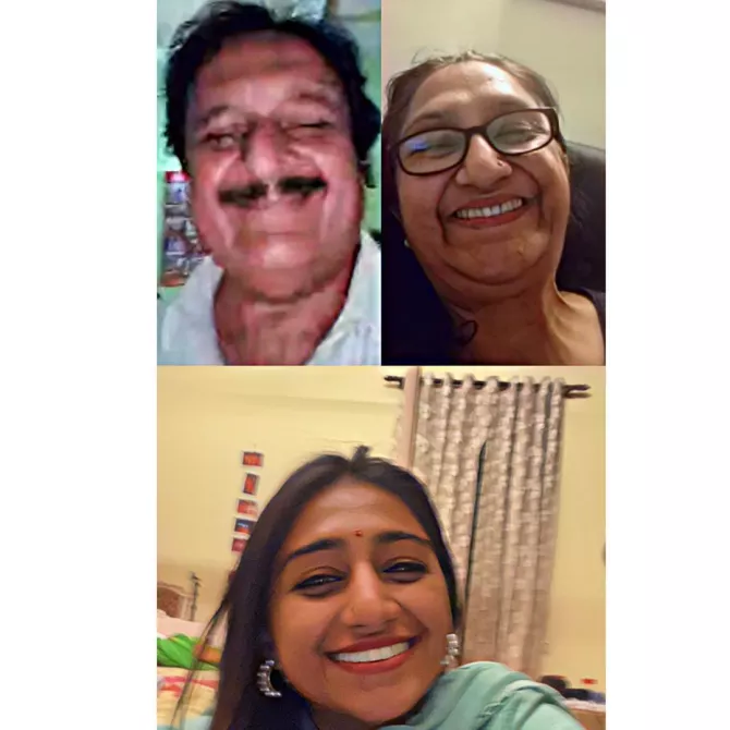 Mohena Kumari Singh, Maharaja Pushpraj Singh and Maharani Ragini Singh