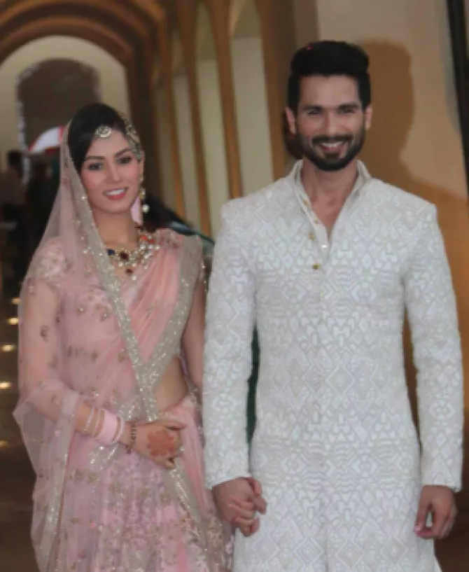 Shahid Kapoor and Mira Rajput Kapoor