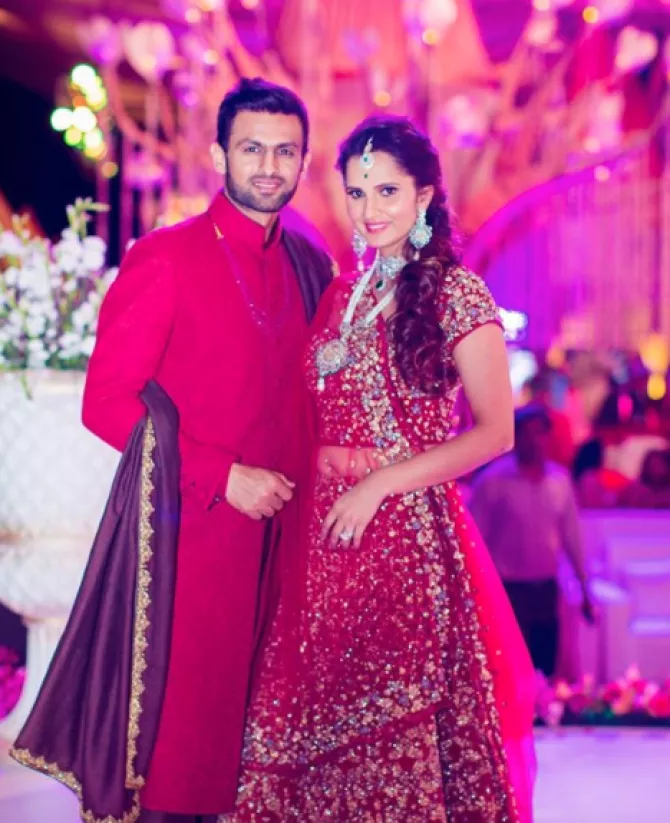 Shoaib Malik and Sania Mirza