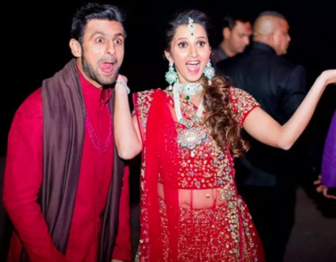 Shoaib Malik and Sania Mirza