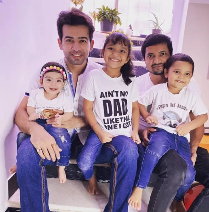 Jay Bhanushali, Khushi, Rajveer and Tara Bhanushali