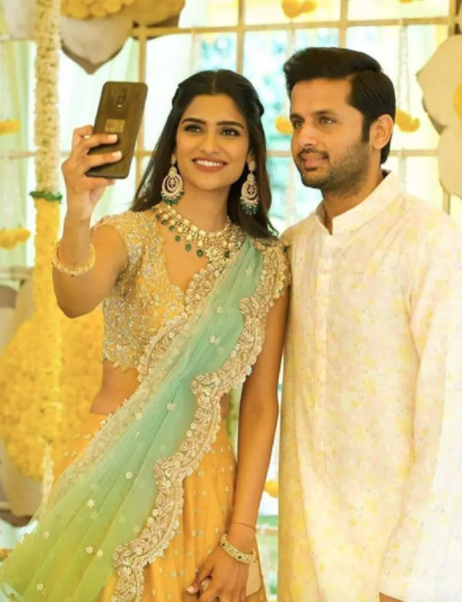 Nithiin Reddy and Shalini Kandukuri