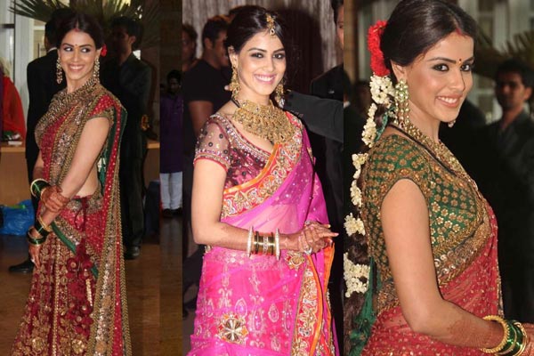 Riteish Deshmukh and Genelia Dsouza on Dheeraj Deshmukh's wedding
