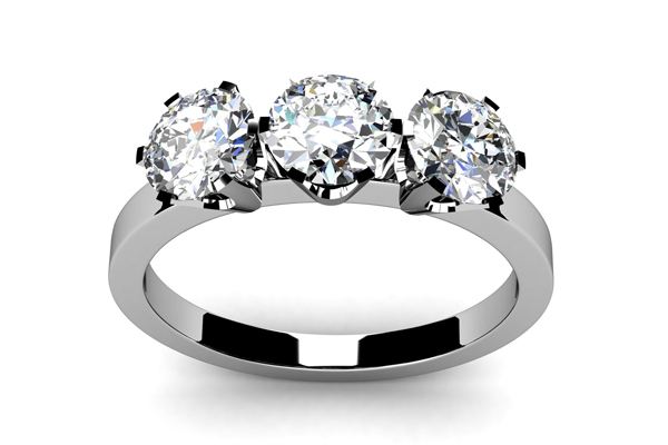 round engagement rings