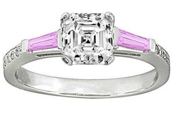 asscher engagement rings