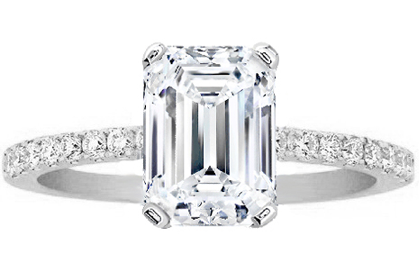 emerald-cut engagement rings
