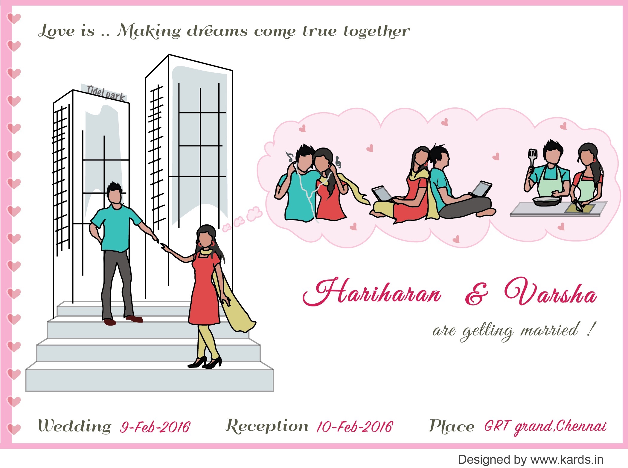 cool wedding invites