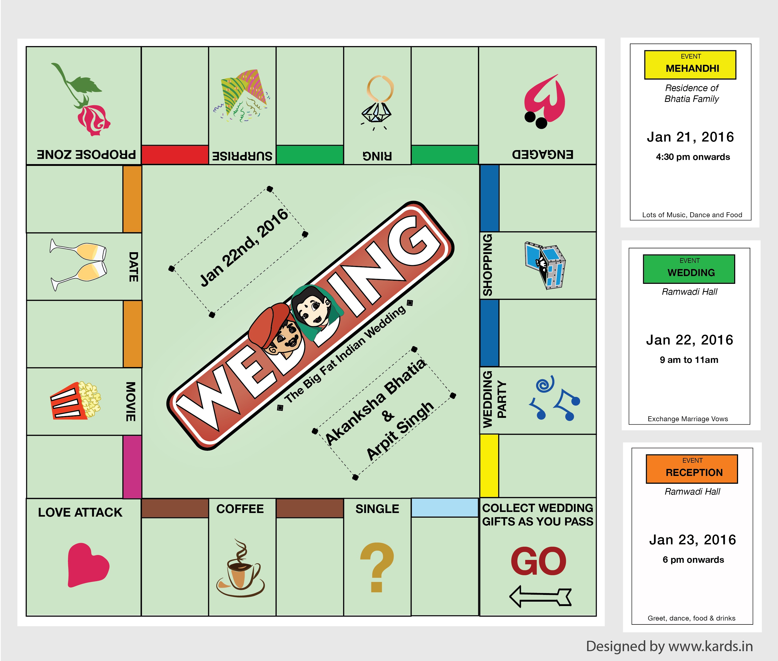 cool wedding invites