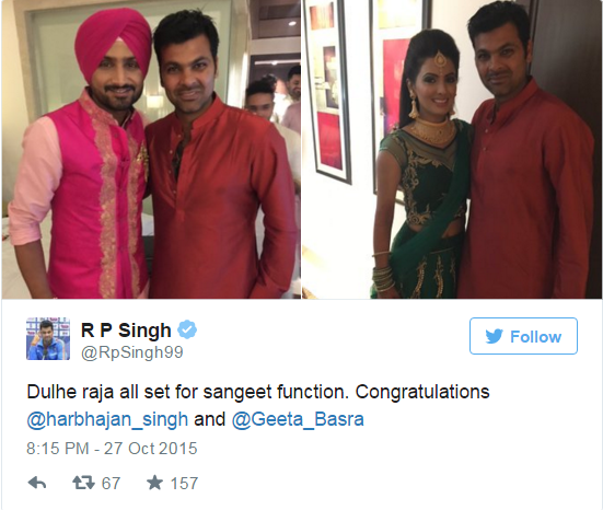 harbhajan singh geeta basra sangeet