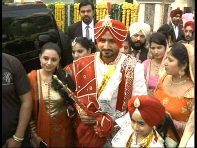 harbhajan singh and geeta basra wedding