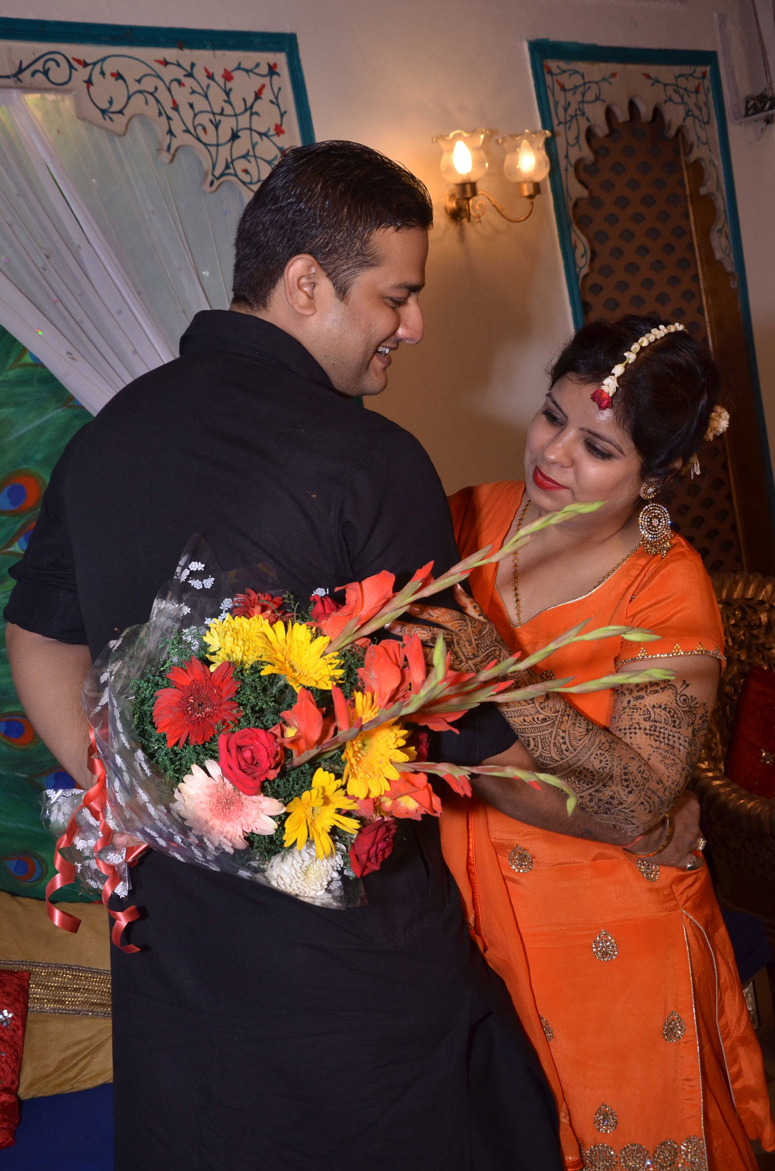 the wedding story of deepika and arjun sood arranged marriage couple