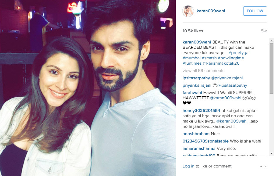 are karan wahi and karishma kotak dating?