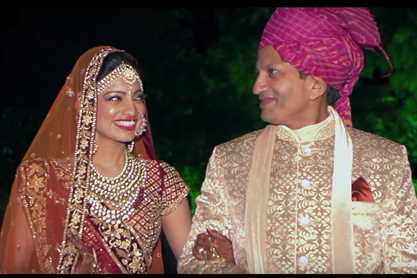 emotional moments between a father and bride