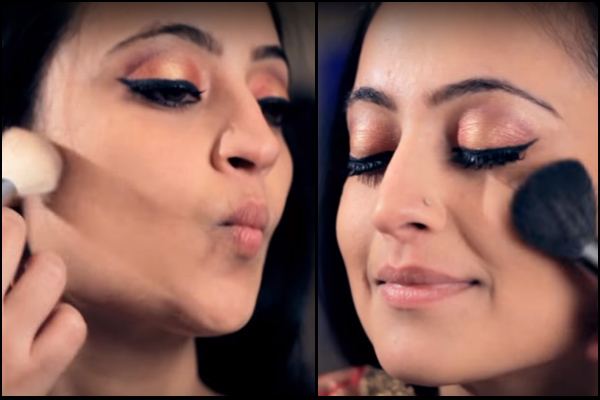 face makeup for diwali