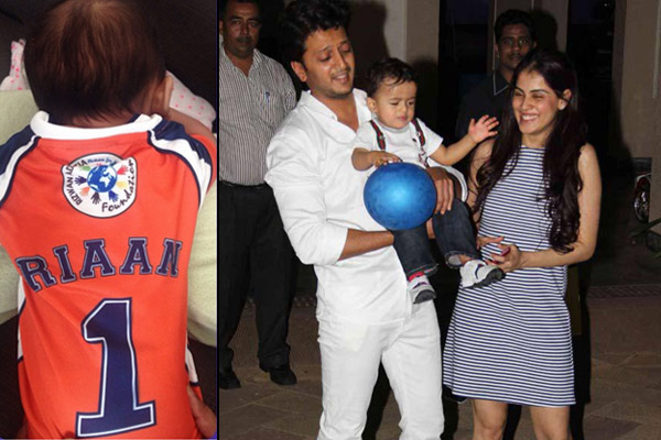 genelia and riteish deshmukh son riaan turns one