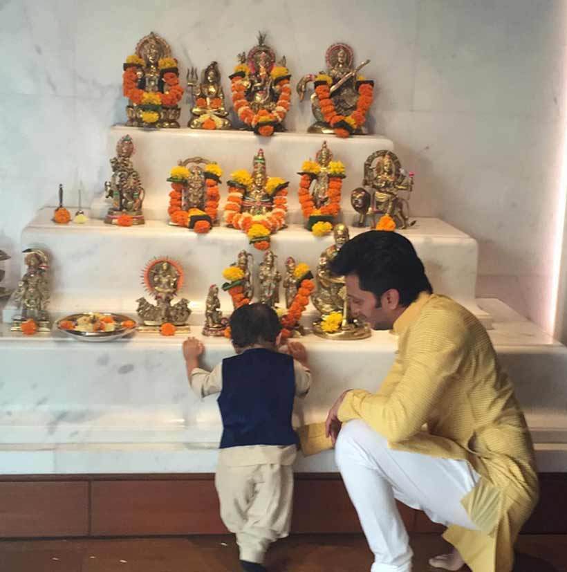 genelia and riteish deshmukh son riaan turns one