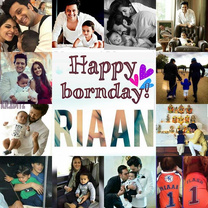 genelia riteish riaan deshmukh