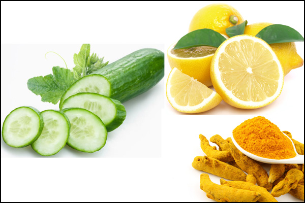 cucumber, lime and turmeric