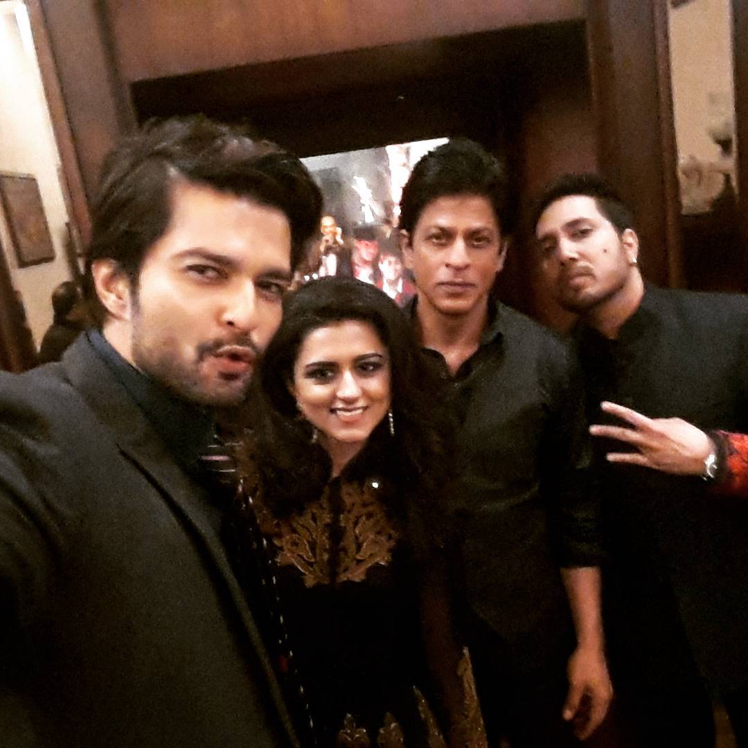 Ridhi Dogra, Raqesh Bapat, Shah Rukh Khan, Mika at Arun Jaitley's daughter's wedding