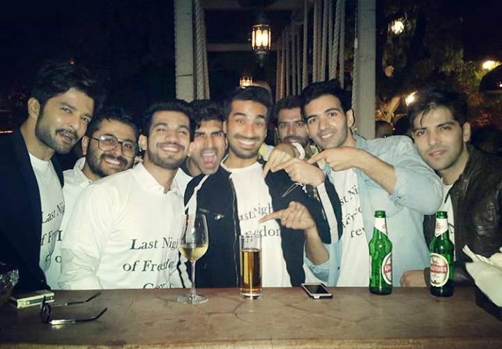 sanaya mohit bachelor parties